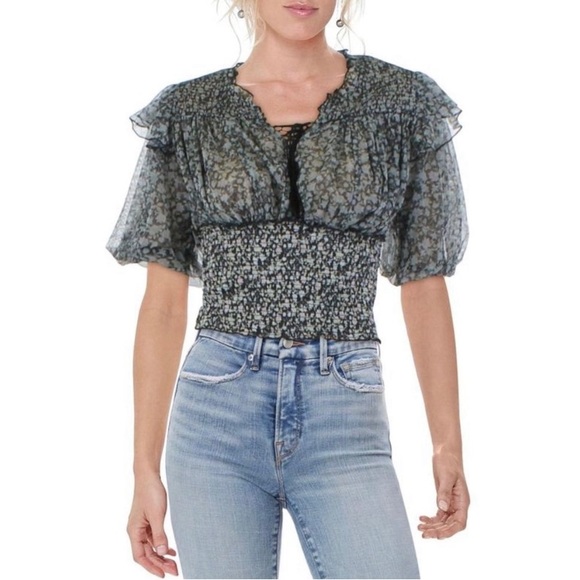 Free People Tops - NWT Free People Beatrice Floral Top